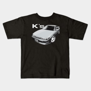 JDM Car S13 240 180 Drift Silvia K's AERO Kids T-Shirt